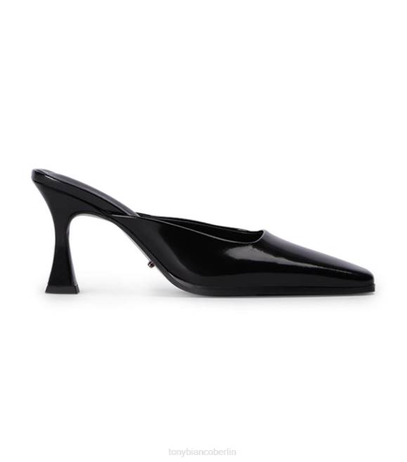 niedrige Absätze| de Tony Bianco Frauen Flash-Heels Schwarz hochglänzend 4624253
